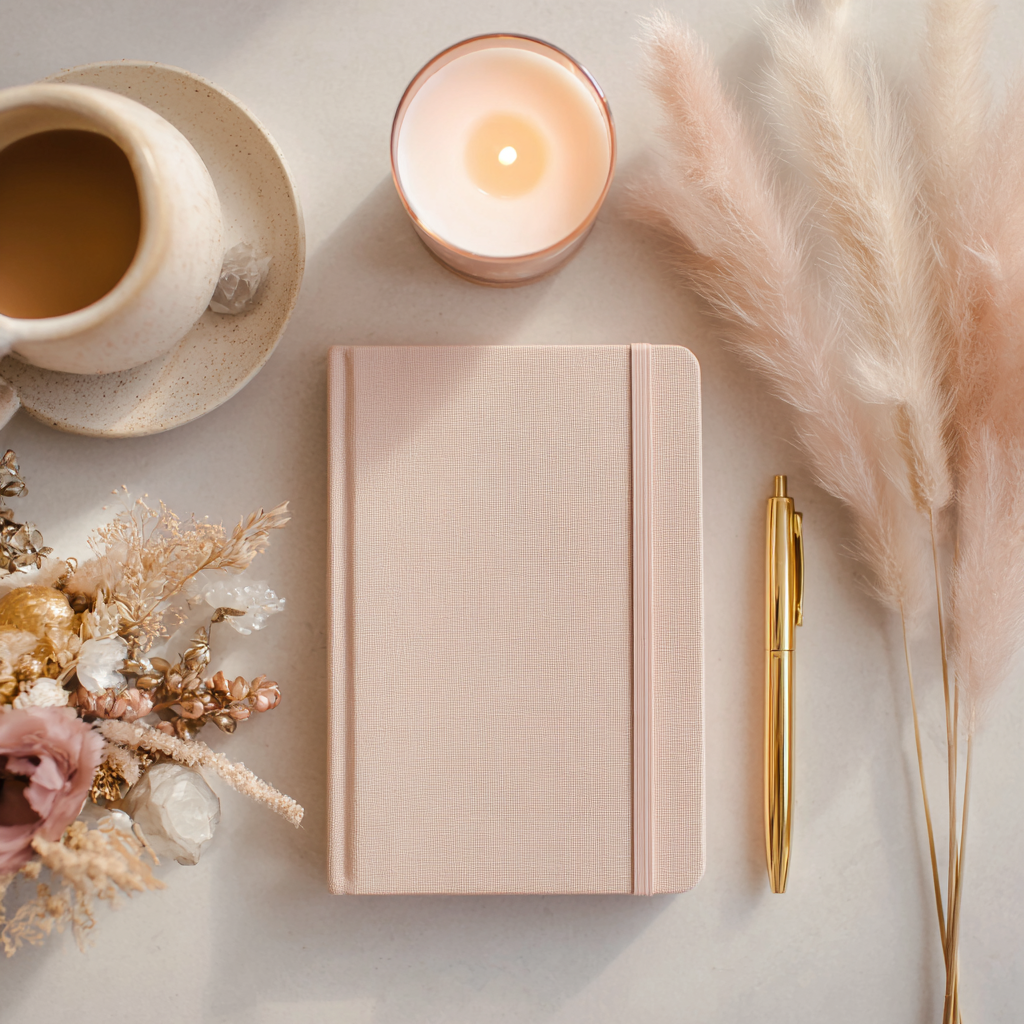 Editorial flatlay of Haus of Cherokee brand collateral